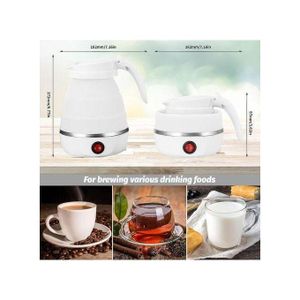 Bouilloire Électrique Pliable - Portable - 0.6L - Silicone - Chauffage Rapide - 600W
