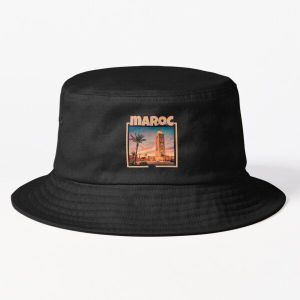 Sunset Over Koutoubia Mosque, Marrakech Chapeaux Bob   avec design unique   