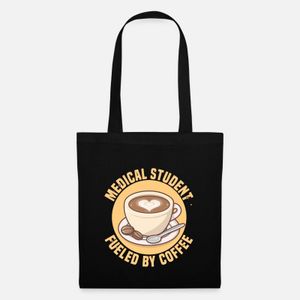 Étudiant en médecine- , حقيبة تسوق قماشية 35 × 40 سم - حقيبة اليد