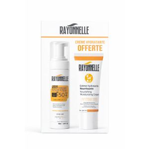 RAYONNELLE Crème Solaire SPF 50+ + Crème Hydratante Offerte – Protection & Hydratation 