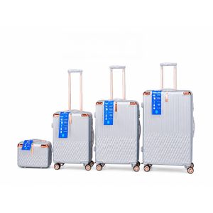 Set de valises de voyage 4 pièces L 28/M 24/S 20/BC 12. de tailles différentes du plus grand au plus petit – ensemble pratique et élégant pour tous les besoins de voyage avec un design robuste, léger et facile à ranger