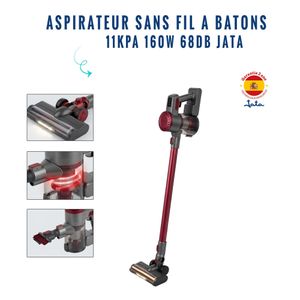 Jata ASPIRATEUR SANS FIL A BATONS 11KPA 160W 68DB 
