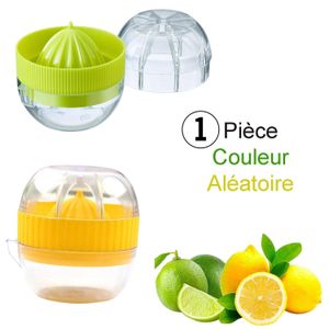 Presse-Agrumes Manuel Citron & Mandarine avec Récipient et Couvercle – Extracteur de Jus Compact