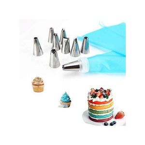Coffret de Douilles de Précision pour Pâtisserie - Lot de 5 Embouts Fins avec Poche à Douille Réutilisable
