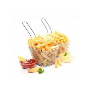 Passoire et Mini friteuses, panier maille frites, Mini paniers de frites