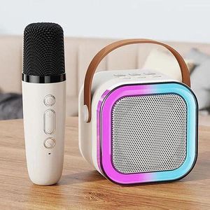 Mini Haut-Parleur Bluetooth Avec Microphone Sans Fil Machine à Karaoké