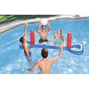 2Pcs jeux piscine jouets GOGOU 137x66cm exterieur Ensemble de