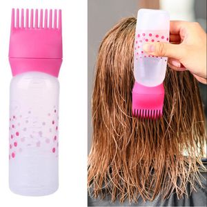 Applicateur de Shampoing en Plastique avec Brosse Graduée, Kit de Teinture  Capillaire, Outils de Coiffure pour Salon de Coiffure, 120ml