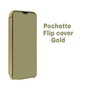 Pochette pour Samsung s10e Mirroir Gold univ