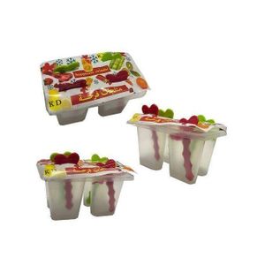 Pack de 4 moules à glace réutilisables vous donne 4 moules