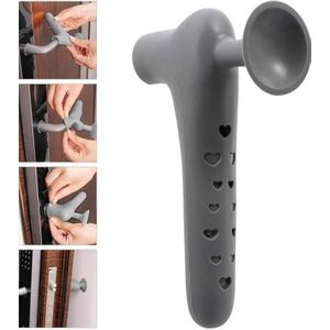 Couvercle de Poignée de Porte en Silicone – Protection Anti-Choc avec Ventouse
