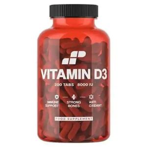 Mp Sport Vitamin D3 8000 IU 200 Tablets | Haute Dose de Vitamine D3