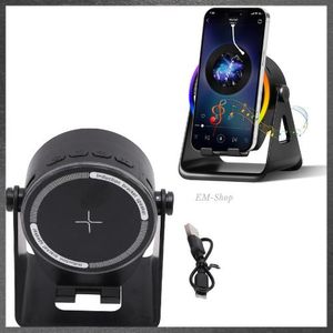 Enceinte Bluetooth Sans Fil avec Chargeur à Induction et Support pour Smartphone – ZJ-W08