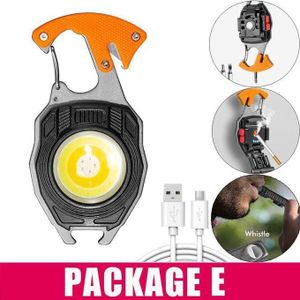 Lampe LED Multifonction USB Rechargeable avec Embouts Tournevis pour Bricolage