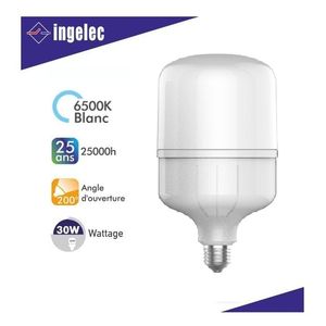 Ampoule Led 6W E14 6500K lumière blanche - INGELEC