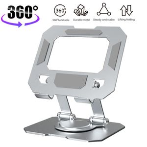Support Tablette Smartphone Premium En Aluminium – Stand Rotatif Réglable Et Stable