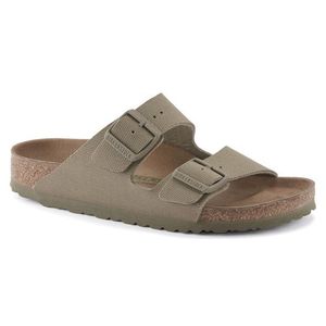 Birkenstock Arizona Vegan Textile Canvas Faded Khaki