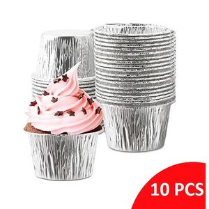 Generic Caissettes Cupcake en Papier Aluminium Tasse à Muffins Moules à  Muffins Jetables à prix pas cher