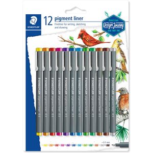 Staedtler Feutre à pigmentation liner 0,5 mm noir - prix pas cher