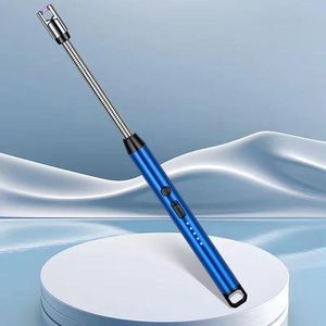 Briquet de charge USB avec crochet, briquet à arc électrique en métal portable, coupe-vent pour cuisine extérieure, bougie, barbecue, cuisinière à gaz, briquet à impulsion
