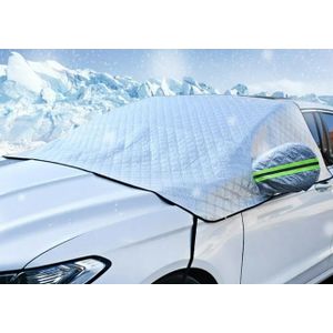 Housse de Pare-Brise de Voiture Imperméable avec Protection des Rétroviseurs – Toutes Saisons – Taille Petite