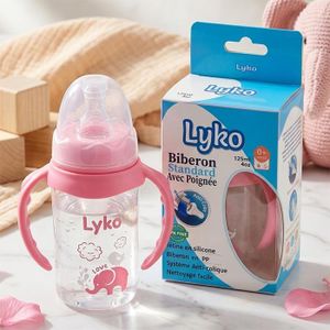 Biberon Bébé 125ML avec Tétine – Facile à Utiliser