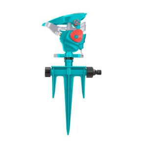 TOTAL Arroseur Automatique de Jardin à 360° - Système d'Irrigation sur Pic pour Pelouse