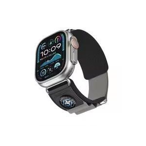 سوار استبدال مغناطيسي من جلد PU لـ Apple Watch Series S11/S10-46mm/42/44/45/49mm iwatch سريس