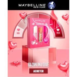 Maybelline New York Pack Saint Valentin : Lifter Gloss 005 + Sunkisser 06 + Mini Mascara Firework