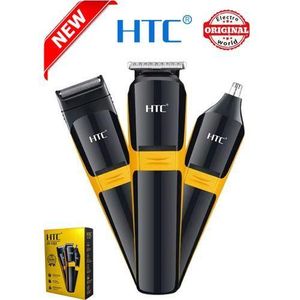 Htc ماكينة تشذيب نهائية 3x1 at-1322 لحلاقة الشعر واللحية والأنف. شحن USB من Electro World