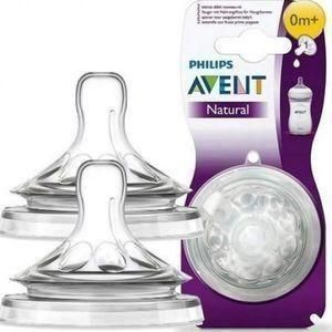 Avent Natural 2 Tétines 0 Mois+ / 1T SCF651/27-Biberons Bébé