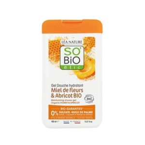 SO BIO Gel Douche Miel De Fleurs Et Abricot 450ml
