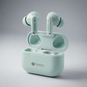 Deep Bass TWS-X1 Vert – Écouteurs Sans Fil Bluetooth