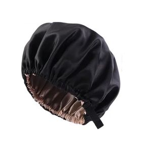 LAYKAY Satin Bonnet Réglable Sommeil Soie Bonnet Maroc