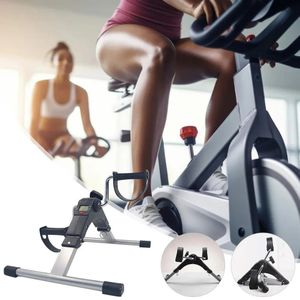 Pédalier d'Appartement Mini Vélo d'Exercice - Équipement de Fitness Portable avec Écran Numérique pour Entraînement des Bras et Jambes, Idéal pour Rééducation et Gym à Domicile