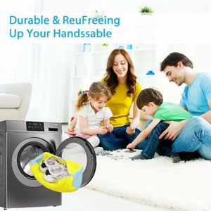 Anka 1 pièce sac de nettoyage de chaussures sac de lavage de chaussures pour Machine à laver 