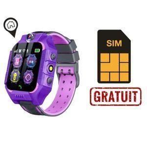 Smart watch montre Connectée Enfant intelligente, Carte SIM pour Appels SOS, Caméra