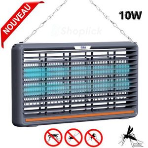 Lampe Anti-Moustiques Électrique 10W Double Tube UV