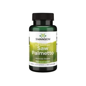 Swanson Saww Palmetto (Chou palmiste) à spectre complet - 540 540 - 100 100 100 100 caps 540mg