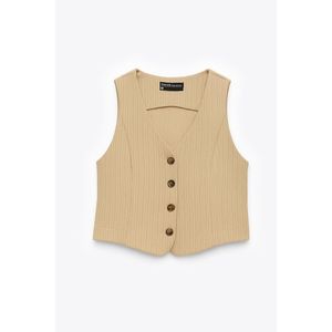 Marwa Gilet Sans Manches  - Beige