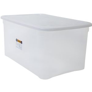 Boîte de Rangement - Solide - Organisation Domestique - Transparente 43 L 58x38.5x29 cm
