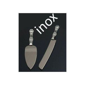 Outil de pâtisserie, couteau et spatule en acier inoxydable pour pizza et gâteau
