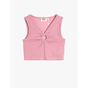 Koton Blouse À Manches Courtes Fille Rose