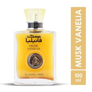 Al Fakhr  Musk Vanelia sans alcool, parfum floral, poudré et balsamique 100ML