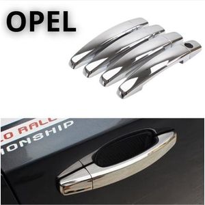 Poignée Chrome Opel Corsa D Corsa E 2006-2014 Vauxhall Chrome Fibre de Carbone - 