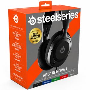 Steelseries Casque Gaming Arctis Nova 1 Noir Filaire 3.5mm PC PS5 Xbox Switch Mobile