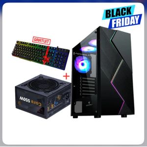 Connect حزمة الألعاب: هيكل BOLT ARGB + مزود طاقة 550 واط + لوحة مفاتيح Energy Sistem ESG K2 مُقدّمة