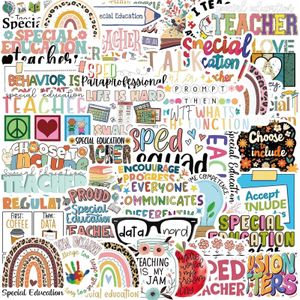 Autocollants d'éducation spéciale 50 pcs Cartoon VSCO autocollants pour bouteilles d'eau Ordinateur portable Scrapbooki