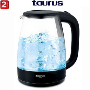 Taurus TANGIS – Bouilloire Électrique en Verre Cristal 1500 W, 1,8 L
