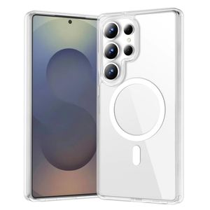حافظة شفافة لهاتف سامسونج S25 Ultra مغناطيسية MagSafe